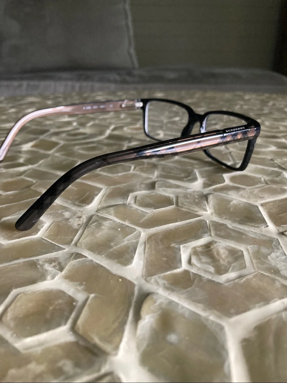 Burberry BE 2086 3001 Rectangular eyeglasses in Black
